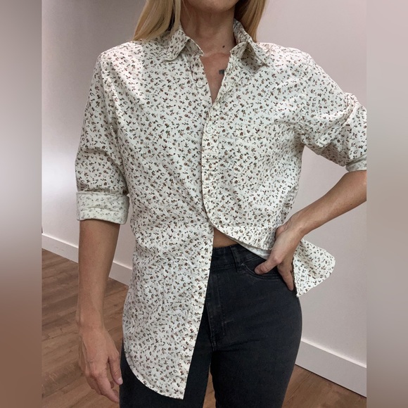 J. Crew Mercantile Men’s Slim Fit Button Down Floral Shirt - Size Small - Picture 4 of 6